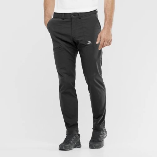 Black Salomon Wayfarer City Men's Sport Pants | IE NR0129